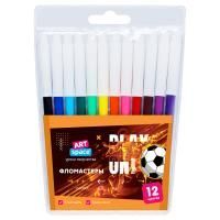 Фломастеры 12цв ПВХ европодвес ArtSpace Футбол 1/12 Фломастеры 12цв ПВХ европодвес ArtSpace Футбол 1/12