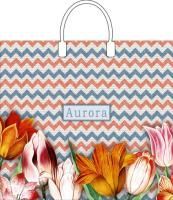 Пакет с пластмассовыми ручками (37х34)-80 Пульс города 1/100