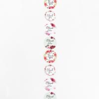 Наклейки для цветов и подарков Thank you 3,8 х 3,8 см (500шт) 1/91 Наклейки для цветов и подарков Thank you 3,8 х 3,8 см (500шт) 1/91