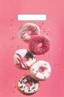 Пакет с вырубной ручкой (20х30)-30 Пончики 100/3000 