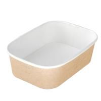 Контейнер бумажный 660мл 170х120х51мм крафт ламин OSQ CASE BOWL (крышка 469862) 45/405