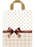 Пакет с петлевой ручкой (28х35)-55 Шоколадный бант Тико 50/700 Пакет с петлевой ручкой (28х35)-55 Шоколадный бант Тико 50/700