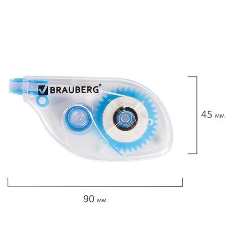 Корректирующая лента 5мм х 6м в блистере 221685 BRAUBERG 1/12