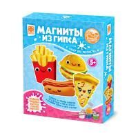Набор для творчества магнит из гипса 4в1 Веселые фастфудики 1/20 Набор для творчества магнит из гипса 4в1 Веселые фастфудики 1/20