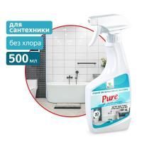 Средство жидкое 500л чистящее для сантехники с триггером Pure Clean&Green 1/12