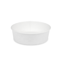 Контейнер бумажный супница 620мл d-150 крафт OSQ ROUND BOWL 620 WHITE (крышка 469485) 45/270