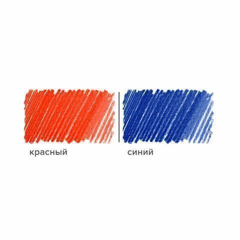 Карандаш двухцветный утолщённый KOH-I-NOOR 1шт красно-синий грифель 3,8мм (клиент) Карандаш двухцветный утолщённый KOH-I-NOOR 1шт красно-синий грифель 3,8мм (клиент)
