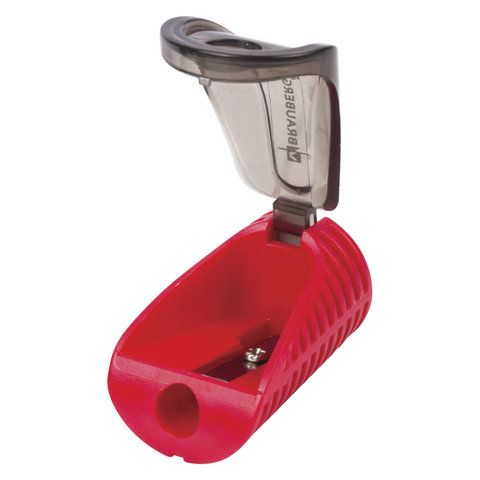 Точилка BRAUBERG CELL с контейнером, пластиковая, овальная, цвет корпуса ассорти, 226944 Точилка BRAUBERG CELL с контейнером, пластиковая, овальная, цвет корпуса ассорти, 226944